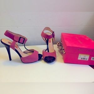 Betsy Johnson Suede High Heels